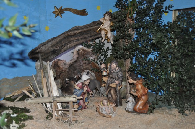 Il presepe nella chiesa di Ponzate