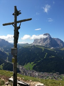 Crocifisso sulle Steviola, in Val Gardena