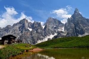 Pale di San Martino dalla Baita Segantini